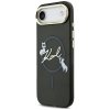 Etui Karl Lagerfeld IML Choupettes Karl  Script Logo MagSafe do iPhone Air czarny